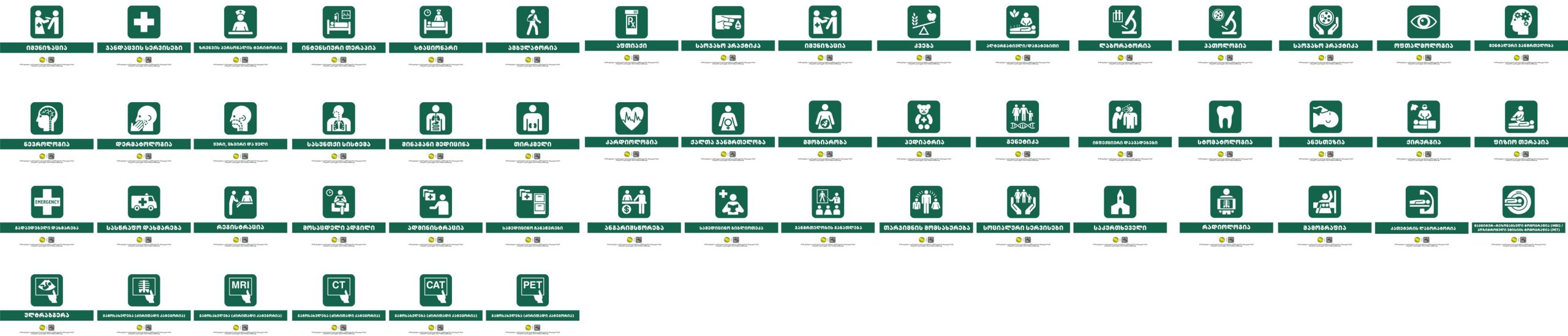 All 56 ASF wayfinding signs