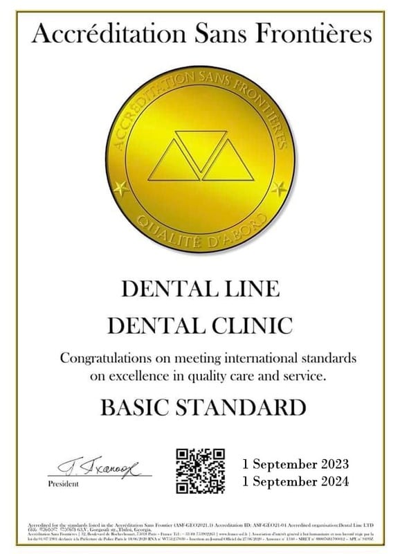 Dental Line — Dental Clinic, Basic Standard, 2023–2024