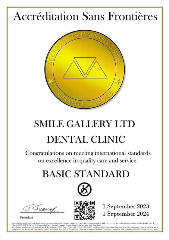 Smile Gallery Ltd — Dental Clinic, Basic Standard, 2023–2024